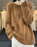 Crochet Hollow Knit Wool Sweater