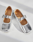 Silver Princess-Style Ballet Flats