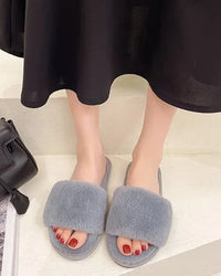 Fuzzy House Slippers