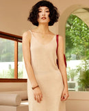 Cashmere V-Neck Slip Dress