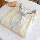 Oversized Short Sleeve Cotton Nightgown