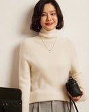 Soft Cashmere Turtleneck Slim-Fit Sweater
