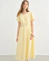 Stylish High-Waisted Slim-Fitting Long Dress