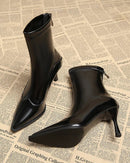 Fashion Party Pointed-Toe High-Heeled Ankle Boots