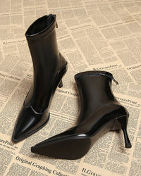 Fashion Party Pointed-Toe High-Heeled Ankle Boots