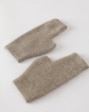 Raccoon Wool Fingerless Thumb Hole Gloves