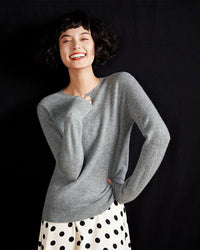 Cashmere Casual Crew Neck Loose Sweater