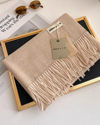 Faux Cashmere Thick Wrap Scarf in Colors