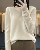 Merino Wool V-Neck Pullover