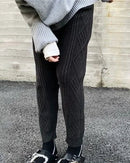 Cotton Cashmere Harem Knit Pants