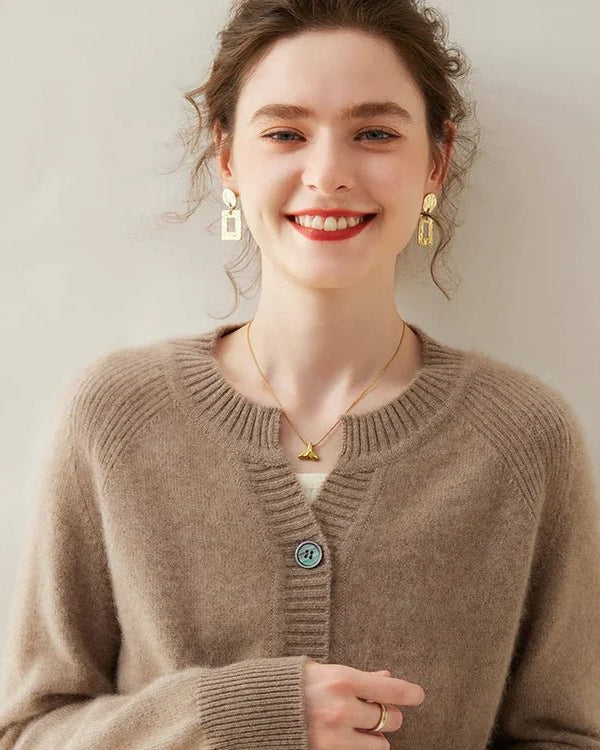 Cashmere Knitted Cardigan
