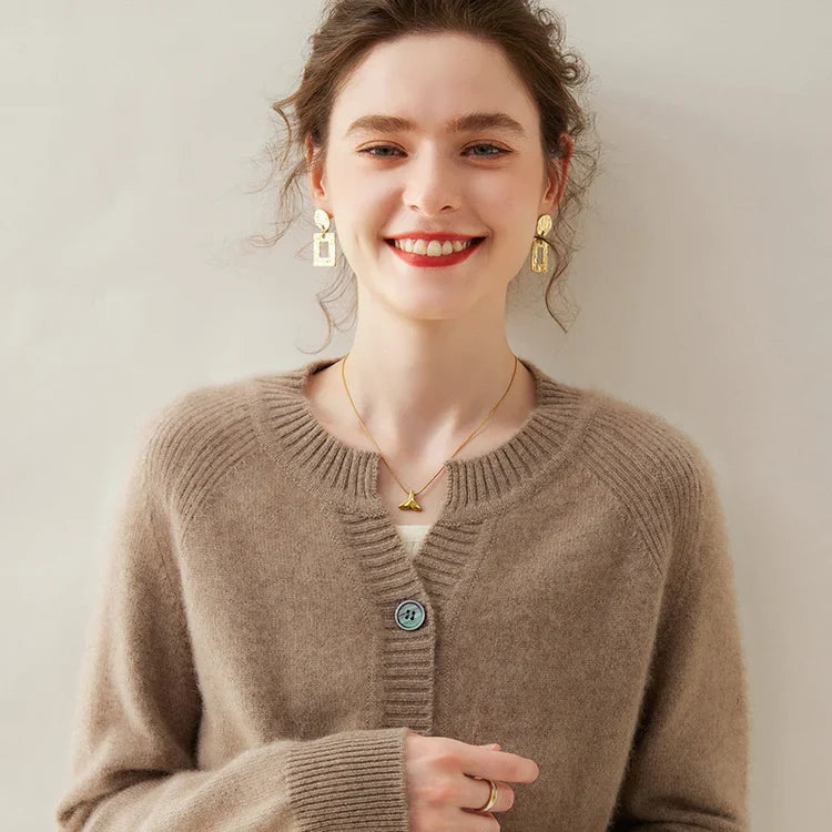 Cashmere Knitted Cardigan