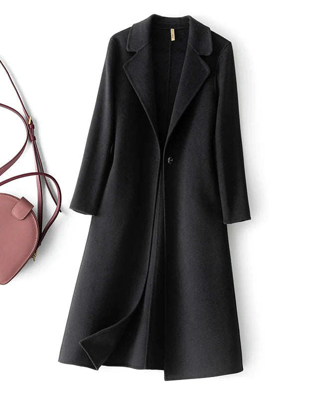 Refined Wool Reversible Overcoat