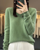 Merino Wool V-Neck Pullover