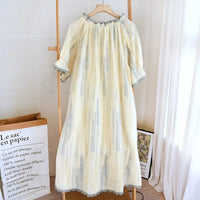 Oversized Short Sleeve Cotton Nightgown