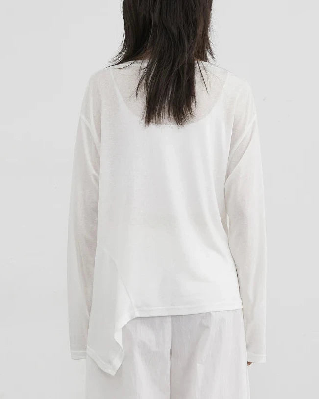 Lightweight Lyocell Long Sleeve Top