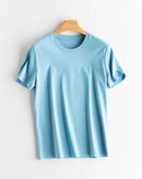 Women's Solid-Color Crew-Neck T-Shirt