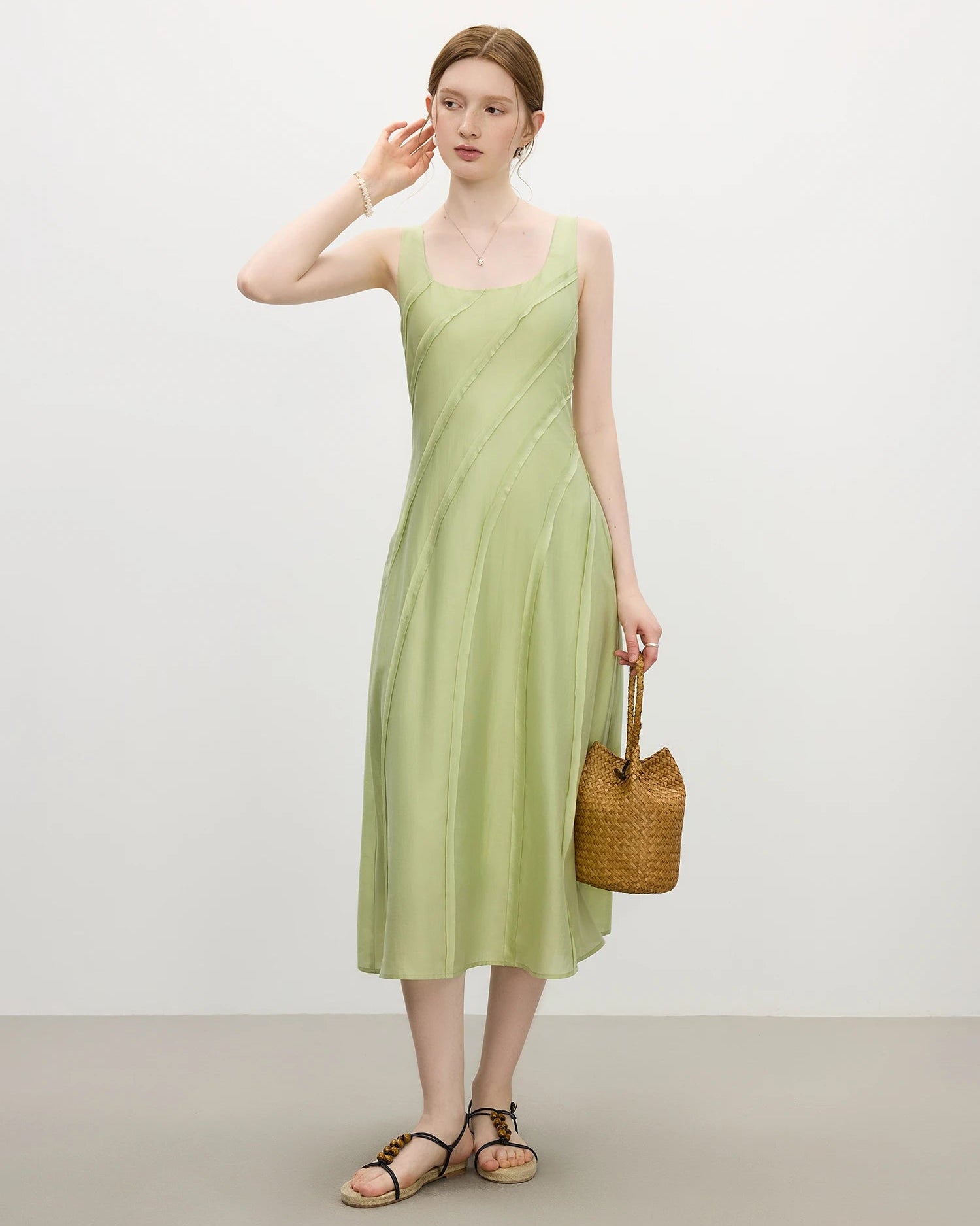 New Slim-Fit Patchwork Dress