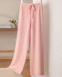 Merino Wool High-Waist Wide-Leg Trousers