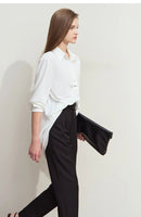 Solid Loose Chic Chiffon Blouses