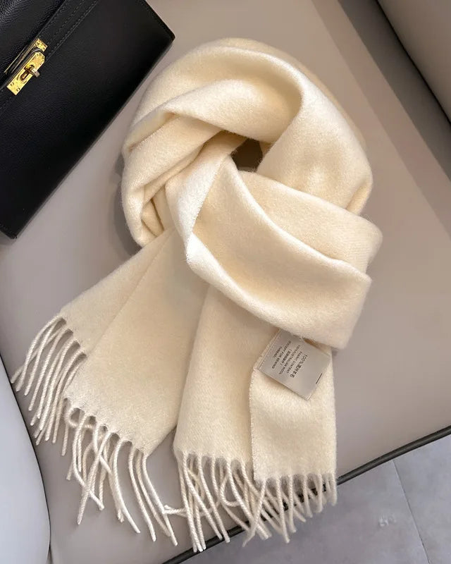 Fringed Wool Scarf