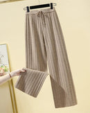 High-Waist Thicken Wide Leg Pants