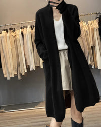 Wool Long Loose Cardigan Sweater