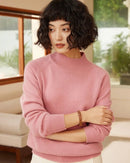 Stylish Cashmere Turtleneck Thick Knitted Sweater