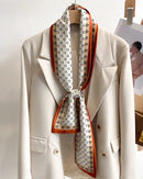 Women's Printed Silk Scarf & Shawl
