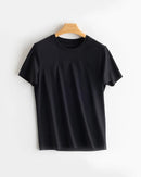 Women's Solid-Color Crew-Neck T-Shirt