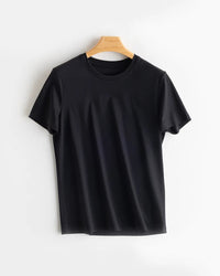 Women's Solid-Color Crew-Neck T-Shirt