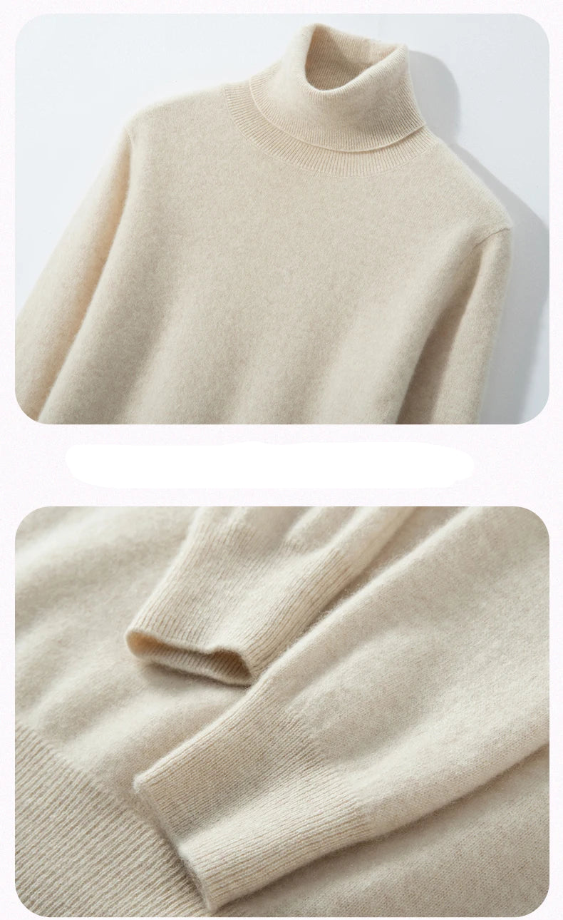 Classic Cashmere Turtleneck Sweater