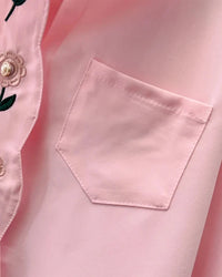 Refined Polo Collar Pullover Shirt