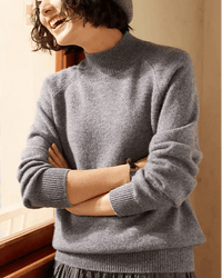 Stylish Cashmere Turtleneck Thick Knitted Sweater