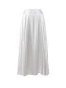 Elegant Satin High Waist Maxi Skirt