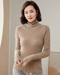 Slim-Fit Wool Turtleneck Sweater