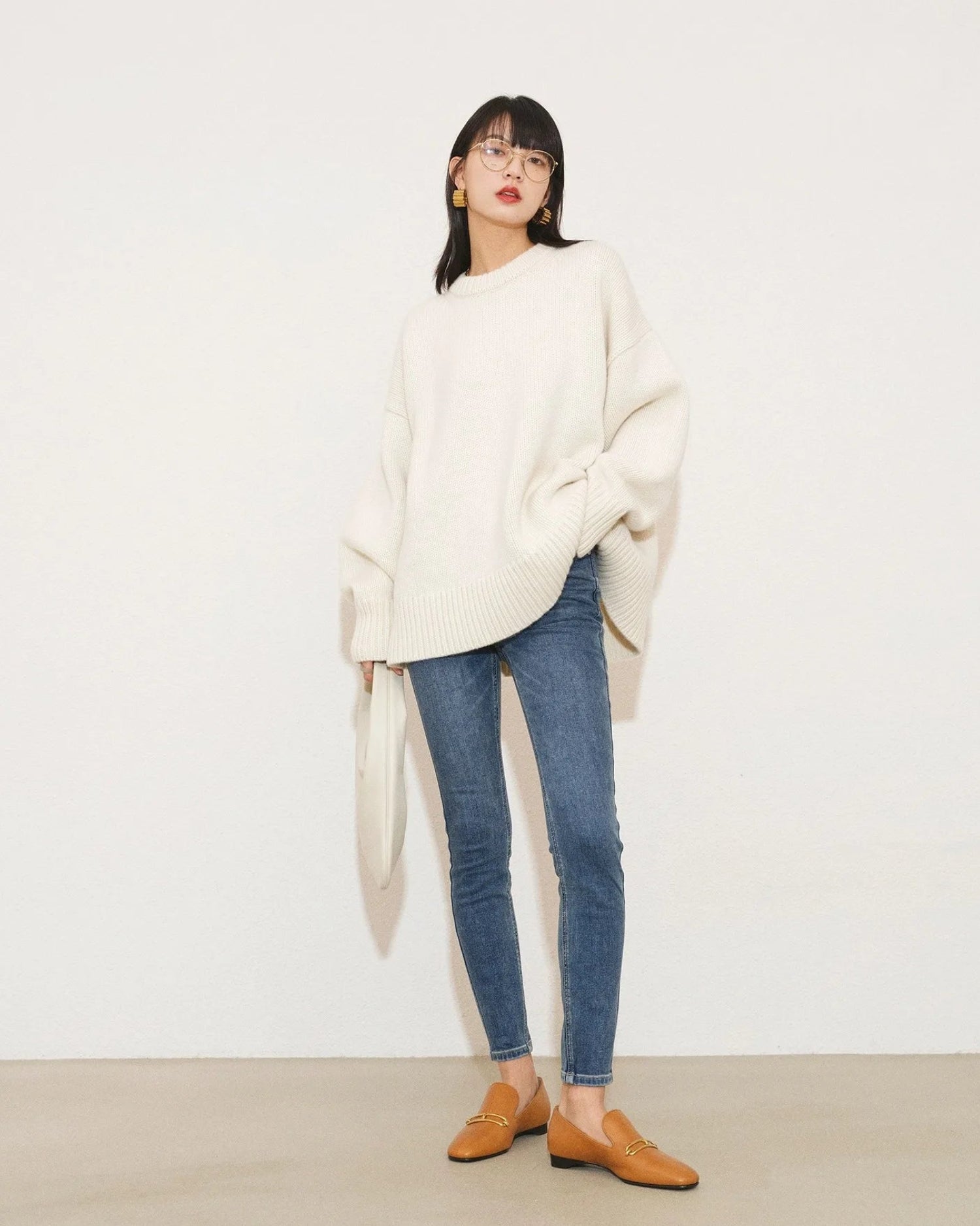 Round Neck Wool Sweater