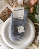 Wool Rabbit Hair Mid-Tube Socks