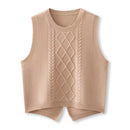 Round Neck Wool Vest
