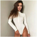 Sexy Long Sleeve Zipper Bodysuit