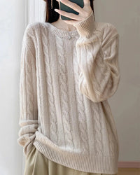 Women Soft Wool Turtleneck Sweater