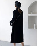 Cashmere Knit Sweater Dress