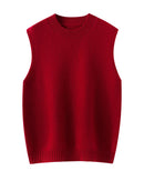 Effortless Wool Knit Sleeveless Top