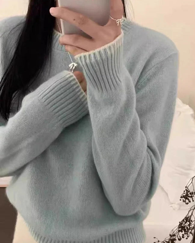 Heavyweight Cashmere Crewneck Pullover
