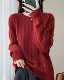 Women Soft Wool Turtleneck Sweater
