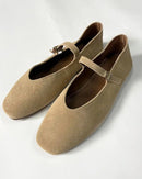 Stylish Low-Cut Lace-Up Round-Toe Flat Shoes