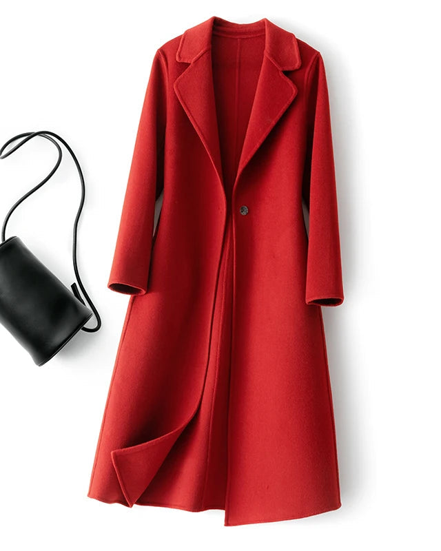 Refined Wool Reversible Overcoat