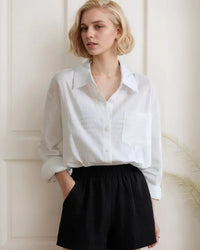 Oversized Cotton Linen Shirt