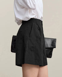 Casual Loose Jacquard Cotton Shorts