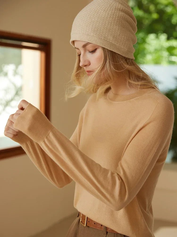 Cashmere Double Layers Beanie